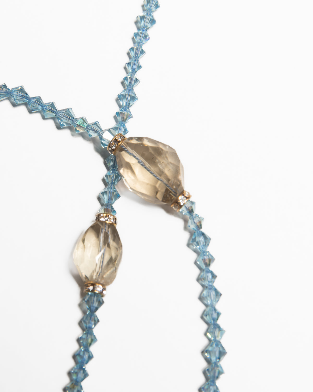 EMPERATRIZ NECKLACE AQUA CRYSTAL