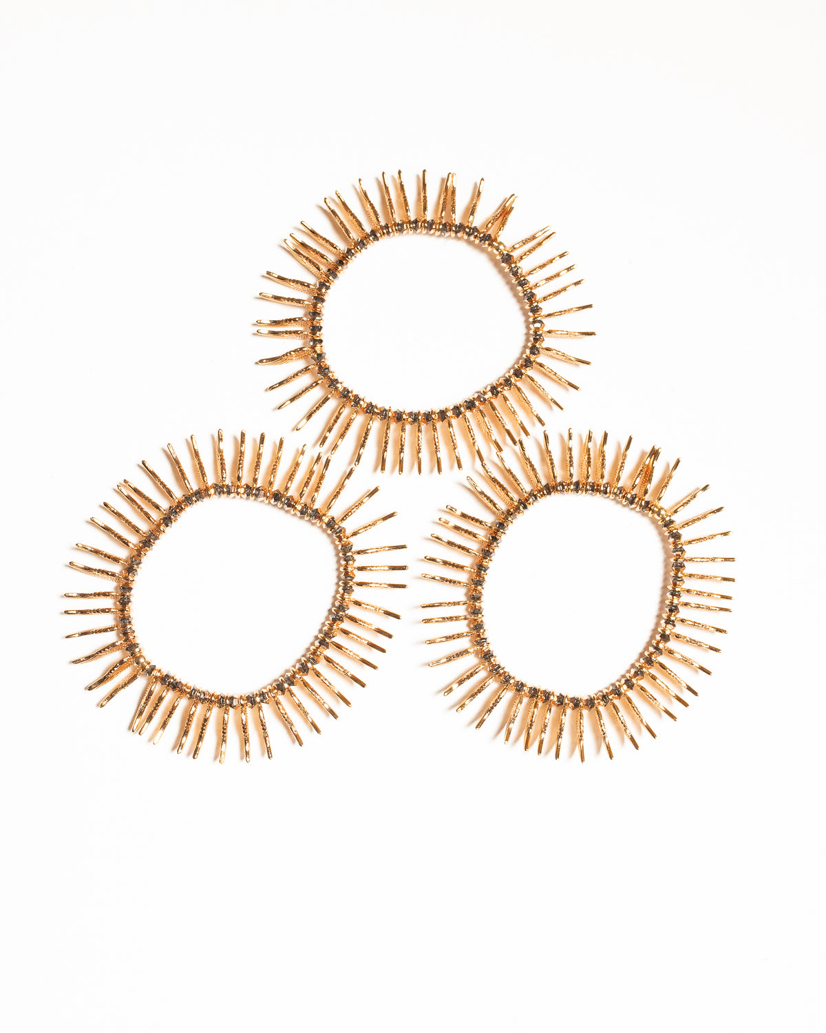 MICHAEL BRACELET GOLD CRYSTAL