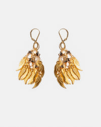 GALILEA EARRINGS GOLD CRYSTAL