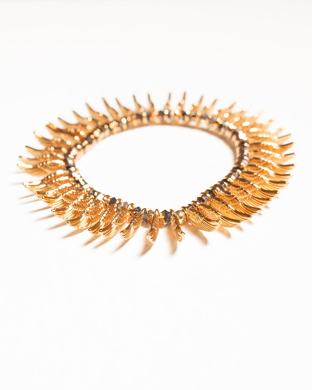 MICHAEL BRACELET GOLD CRYSTAL