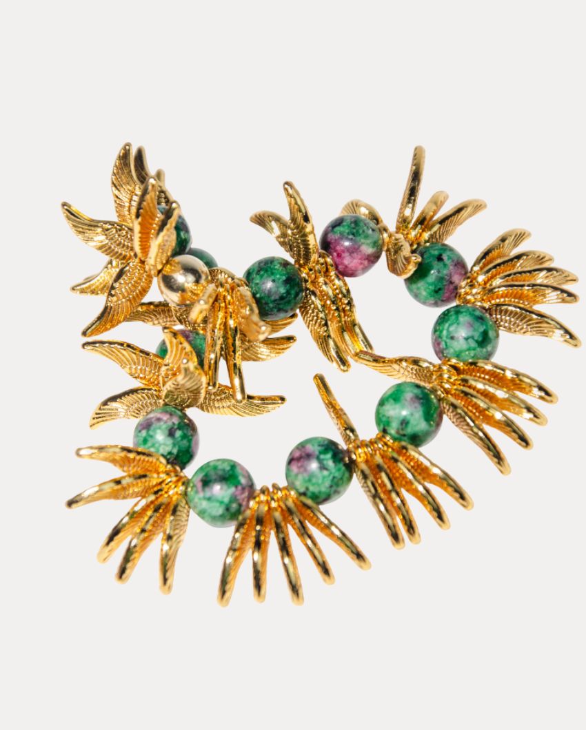 THE GODDESS RUBY-IN-ZOISITE